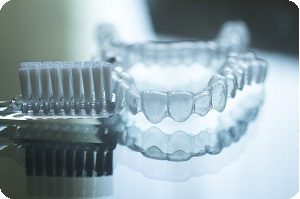 clear retainers included with braces