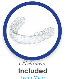 retainers included with orthodontic treatment